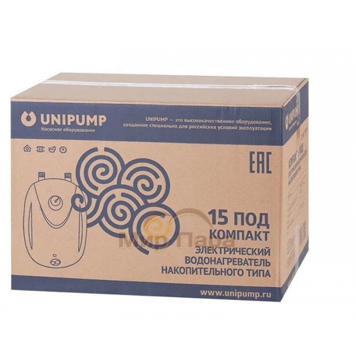 Электрический водонагреватель UNIPUMP КОМПАКТ 15 ПОД