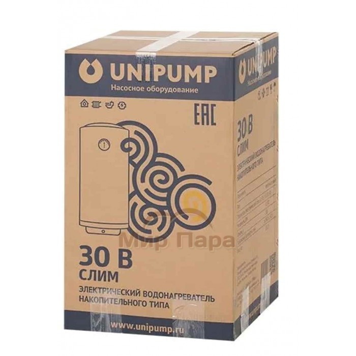 Электрический водонагреватель UNIPUMP СЛИМ 30 В
