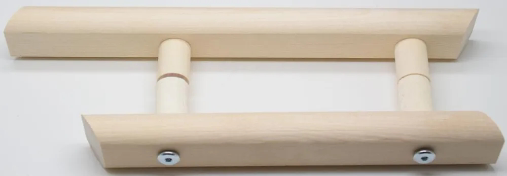 Ручка для банной двери, дерево, магнитный замок купить в Минске | Мир Пара